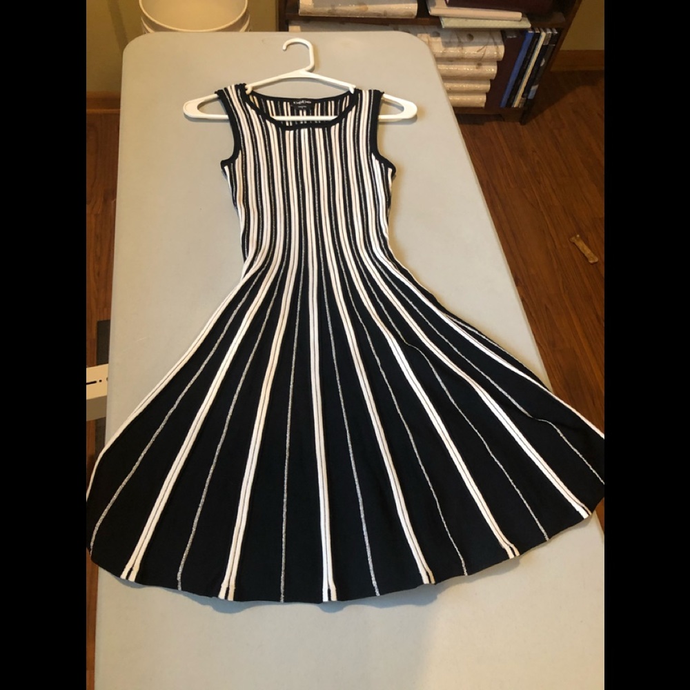 Bebe Stripe Sweater Dress